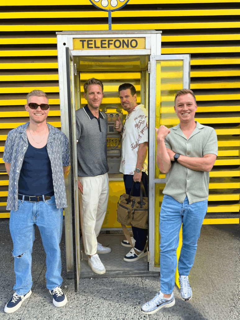 Das Team von The.noon Agency (von li.): David Klein, Björn Grewe, Oliver Braun und Andy Gold. 