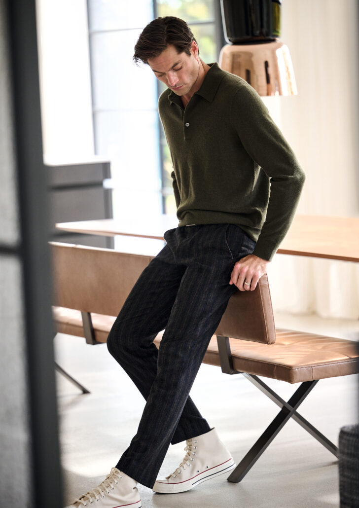 Wool Stripe: recycelte Wolle trifft edles Streifen-Dessin