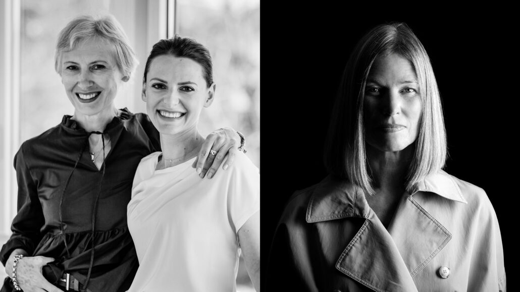 Antones stärkt die Präsenz von Latinò in den DACH-Märkten: Mit Andrea Friedrich und Tamara Huber von der Friedrich Fashion Agency (li.) in Salzburg für Österreich und Tina Windscheid von der Agentur Picinelli für die Schweiz.