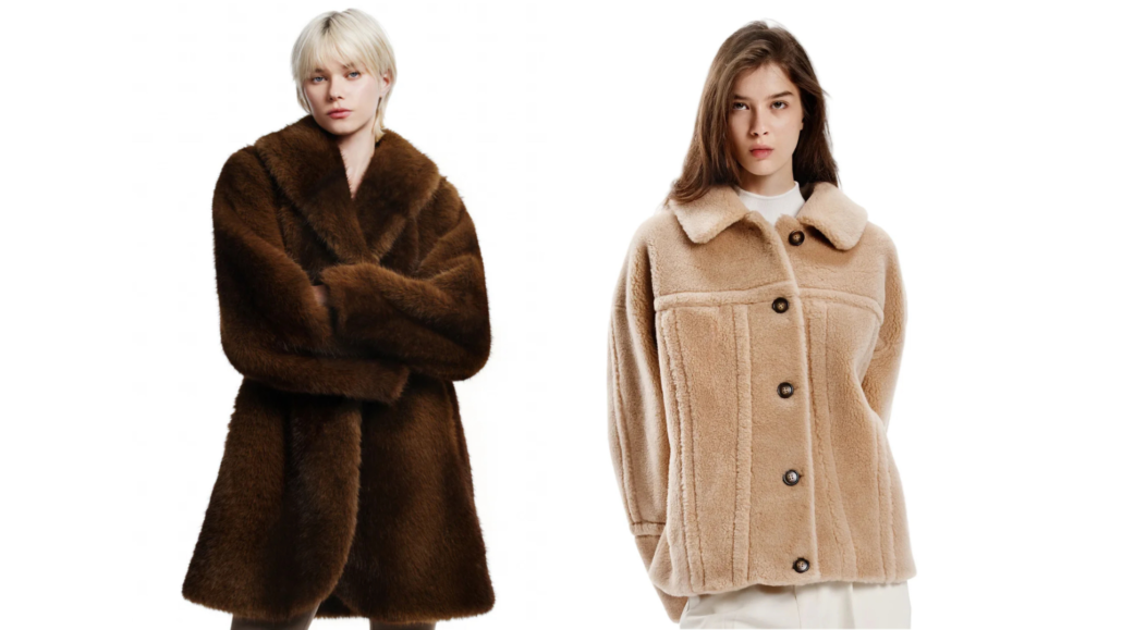 Brandneues Faux Fur Label 
