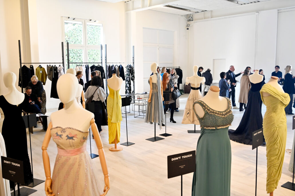 Highlights of the Gattinoni exhibition at the event on February 27.