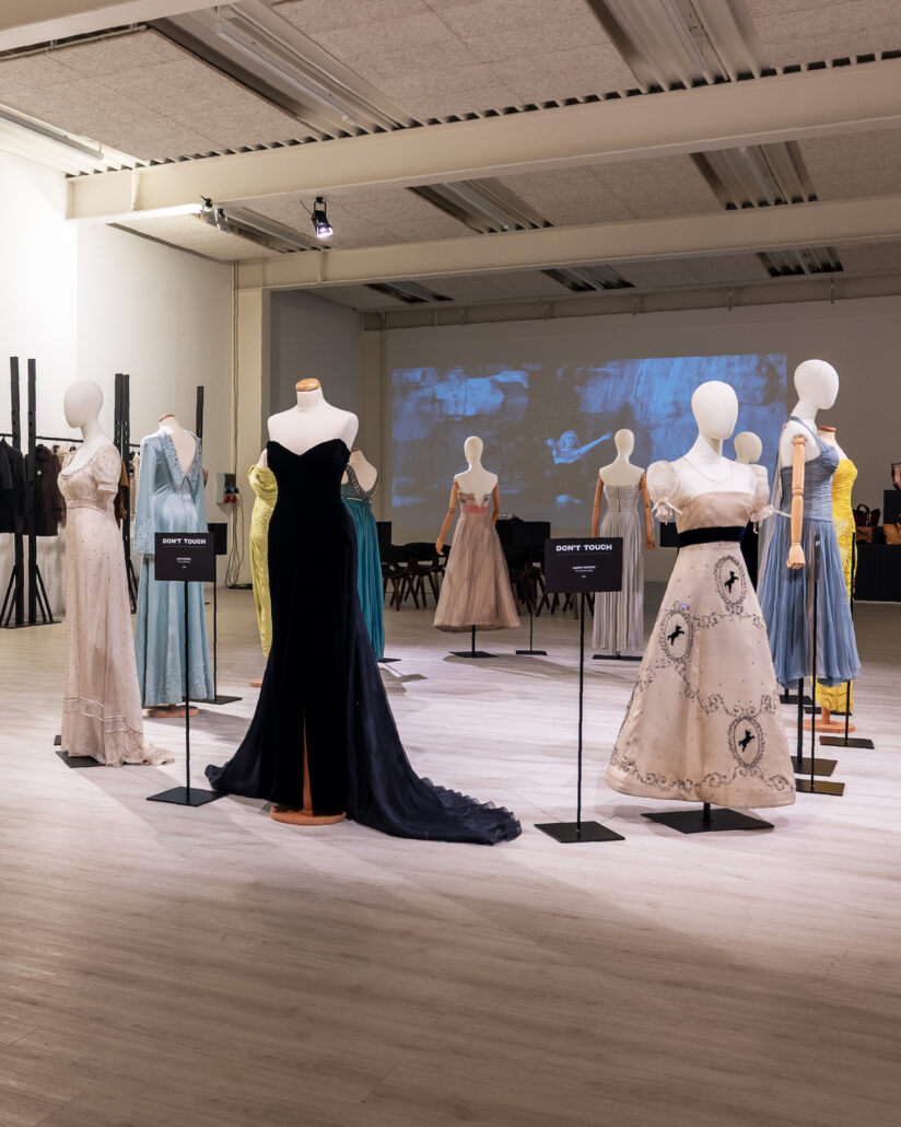 The retrospective also showed excerpts from films in which Gattinoni dresses were worn.