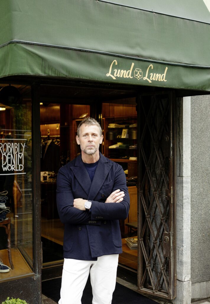 Måns Nelson ist seit rund zehn Jahren Partner bei der Stockholmer Menswear-Institution.
