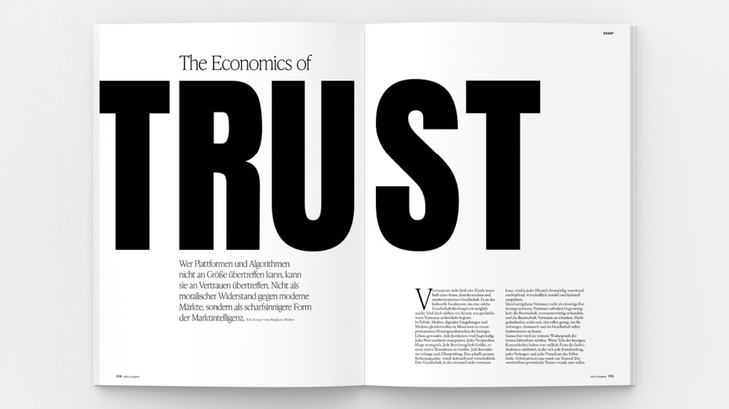 The Economics of Trust 