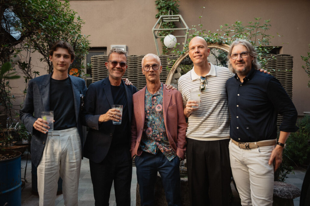 Cedric Scro, Søren Kloch, Winni Klenk (Abseits Stuttgart), Rasmus Breinhild-Olsen, Mark Heubel (Søren Fashion Hagen)