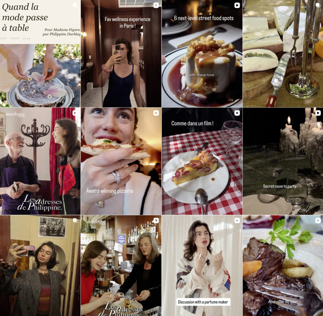 Über ihren Instagram-Account @philoudarblay und die Videoserie „Les Adresses de Philippine“ teilt sie ihre Lieblingsorte, besondere Entdeckungen und persönliche Einblicke in den Pariser Lifestyle.