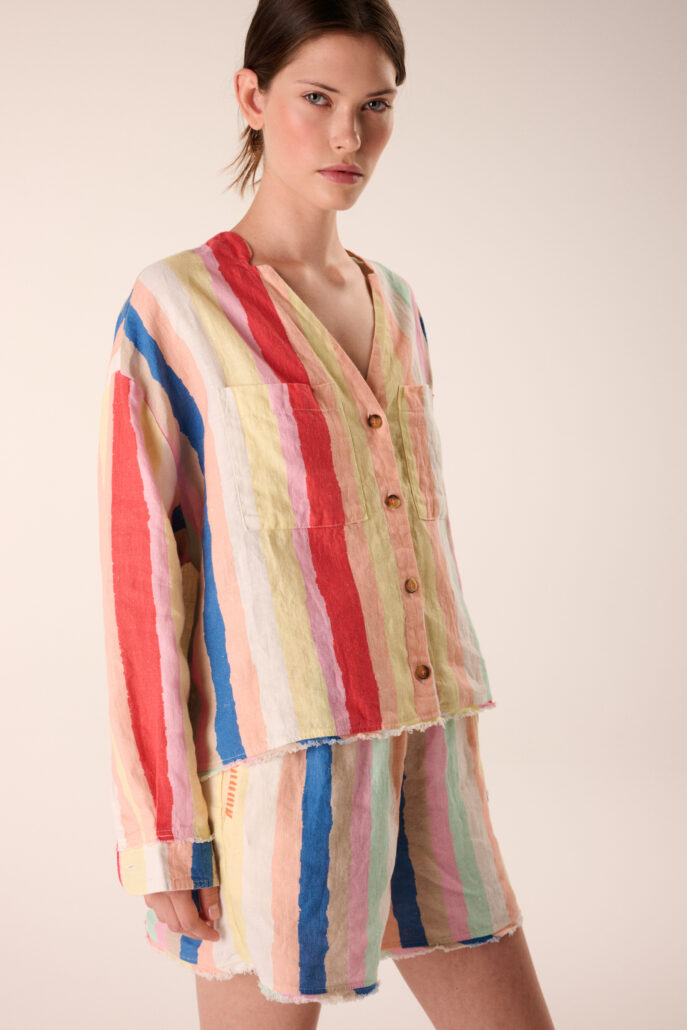Multicolour-Stripe: ein Highlight der Saison.